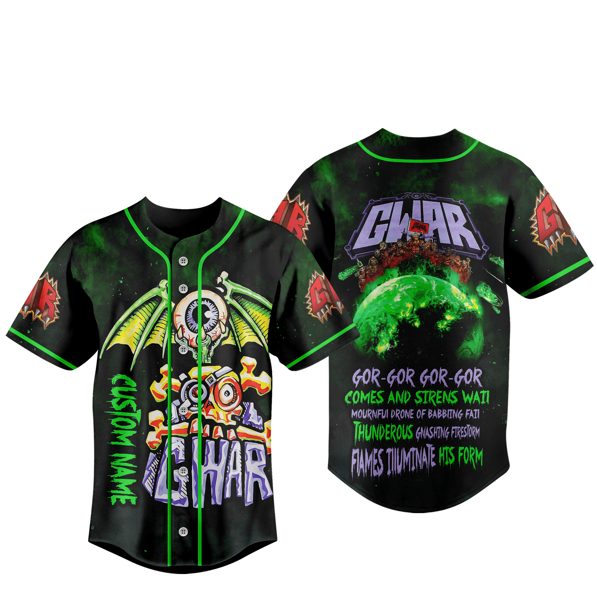 Personalized Gorâ€Gor Gwar Baseball Jersey